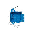 B232ACP, barato, no metálico, interior, exterior, pared, interruptor eléctrico, caja de salida, receptáculo de piso, cajas de conexiones, caja de PVC SuperBlue